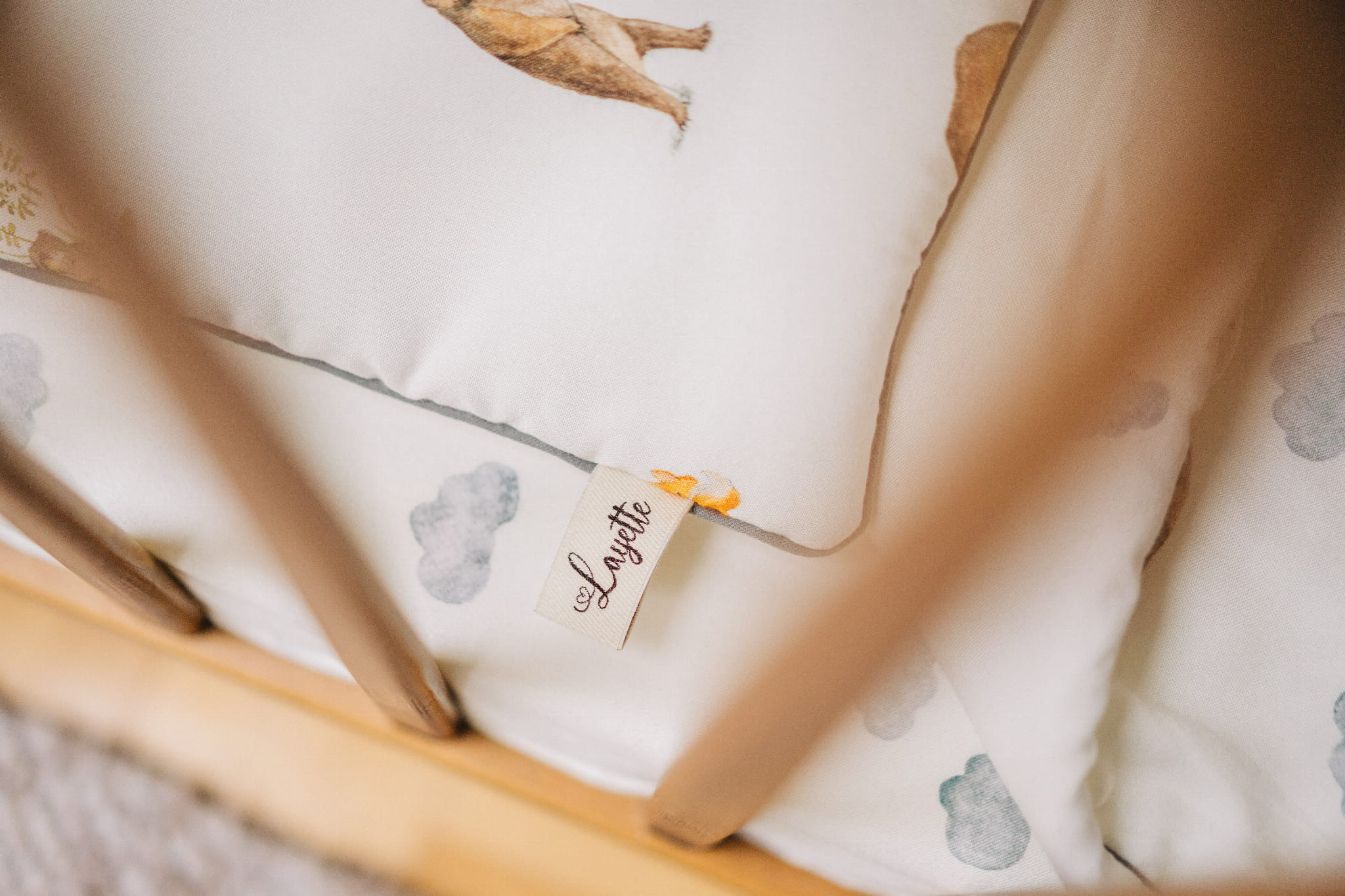 Layette Σετ Βρεφικό πάπλωμα με μαξιλαράκι Teddy day - Image 4
