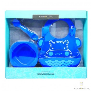 Marcus & Marcus Σετ Φαγητού MNMBB39-HP Ιπποποταμάκι (3 τεμαχίων) - Image 2