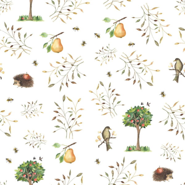 Layette Μουσελίνα (Πάνα αγκαλιάς\ελαφρύ κουβερτάκι) 120x120 cm Orchard - Image 3
