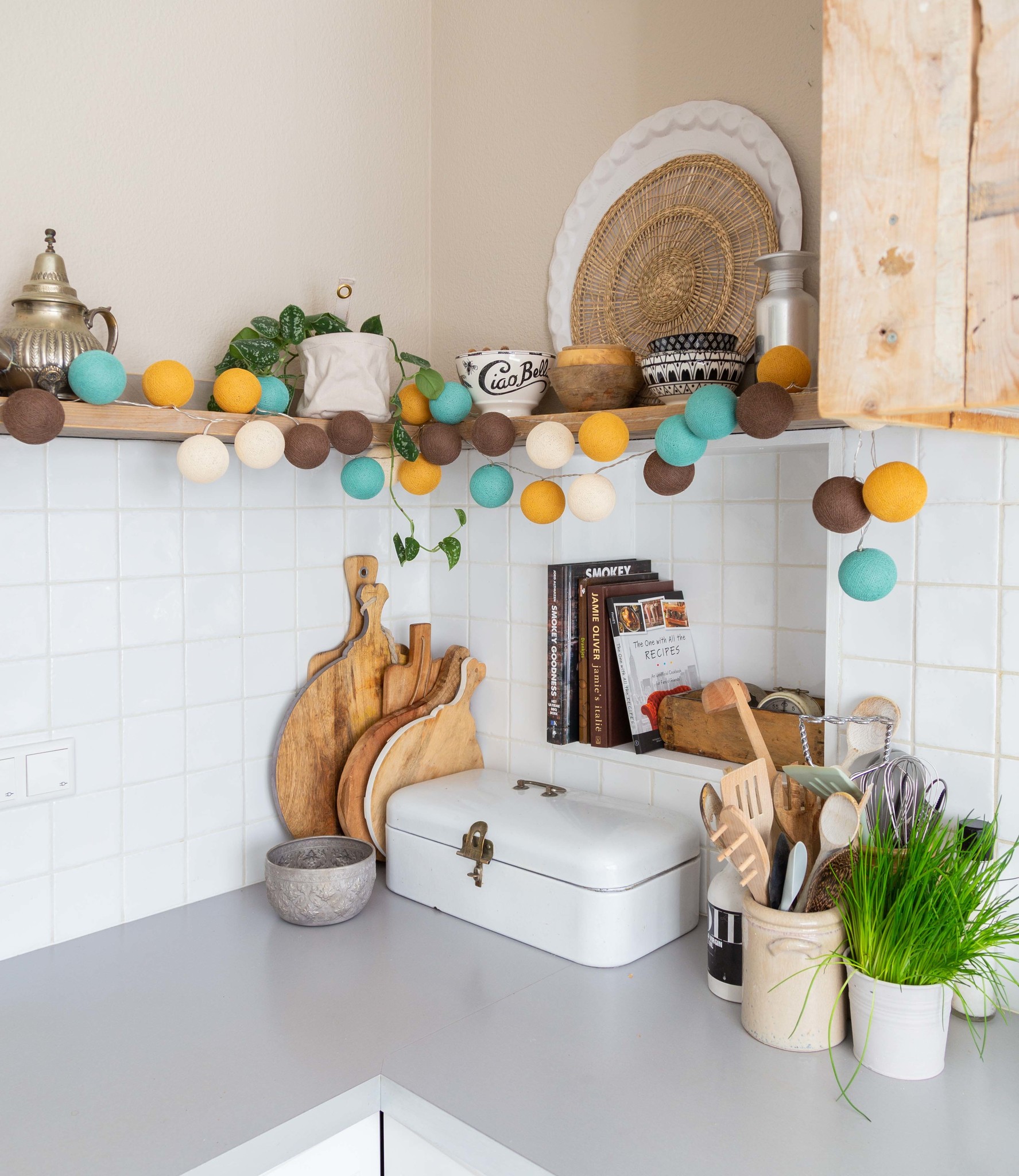 Cotton Ball Lights φωτιστικό γιρλάντα Earth 10 τεμαχίων - Image 3