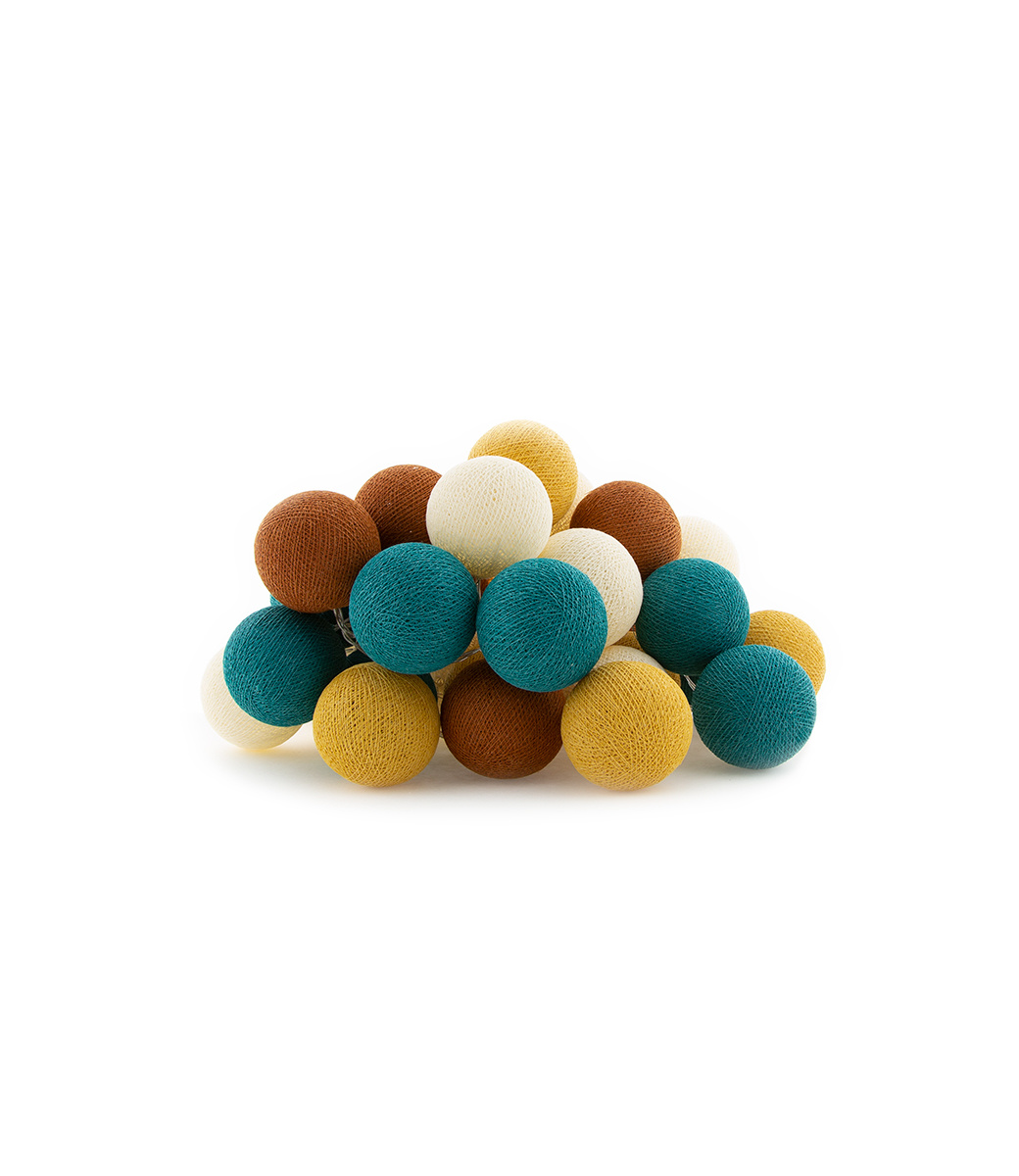 Cotton Ball Lights διακοσμητικά φωτάκια εσωτερικού χώρου Indian Summer 20 τεμαχίων