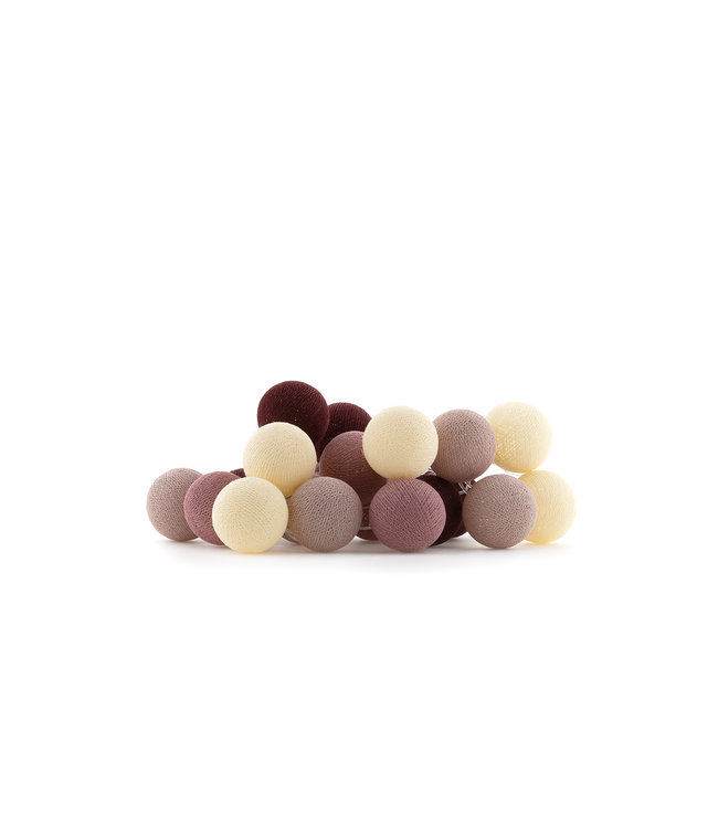 Cotton Ball Lights διακοσμητικά φωτάκια εσωτερικού χώρου Rosegarden 20 τεμαχίων